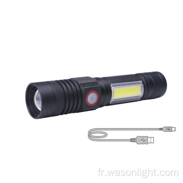 Nouvelle lampe torche LED COB T6 de 10 watts